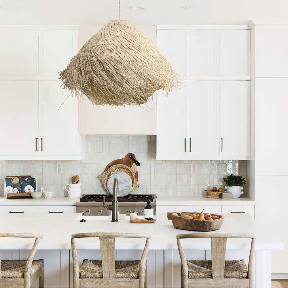 Taavita Rattan Pendant Light Boho Style with Natural Material and Clever Design