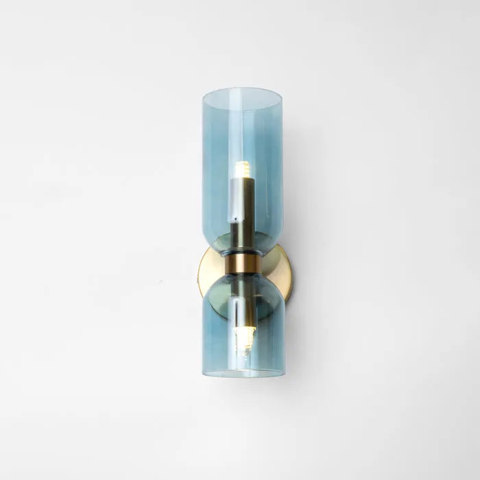 Double Head LED Glass Wall Lamp Sconce