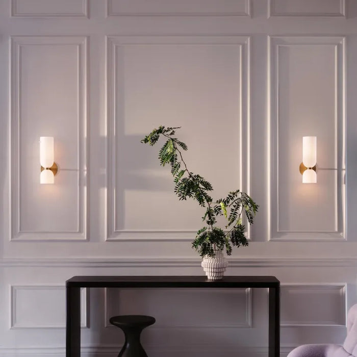 Double Head LED Glass Wall Lamp Sconce